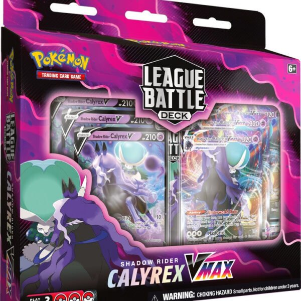 Pokemon TCG: Ice Rider/Shadow Rider Calyrex Vmax League Battle Deck